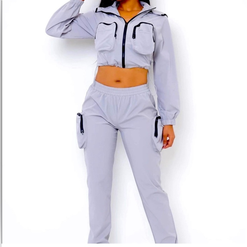 My Boo Stylish Gray Women's Jumpsuit MULTIPLE SIZES